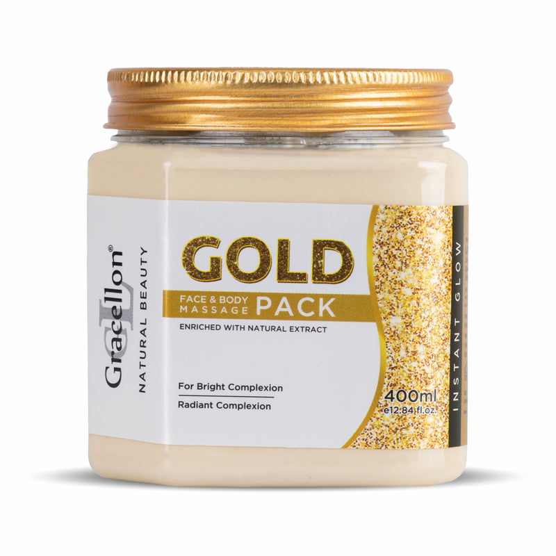Gold Face & Body Massage Pack | For Bright & Radiant Complexion