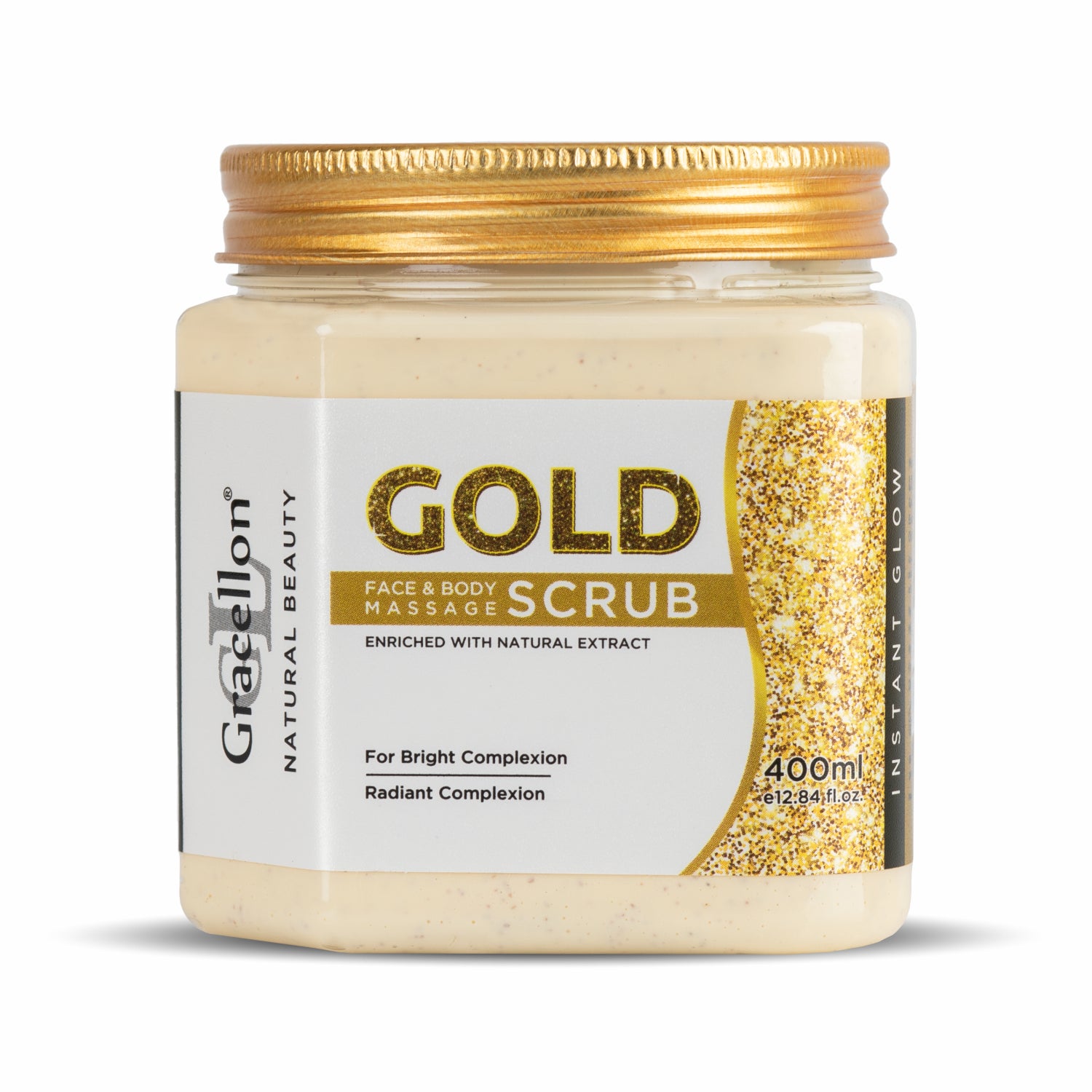Gold Face and Body Massage Scrub | Instant Glow Scrub