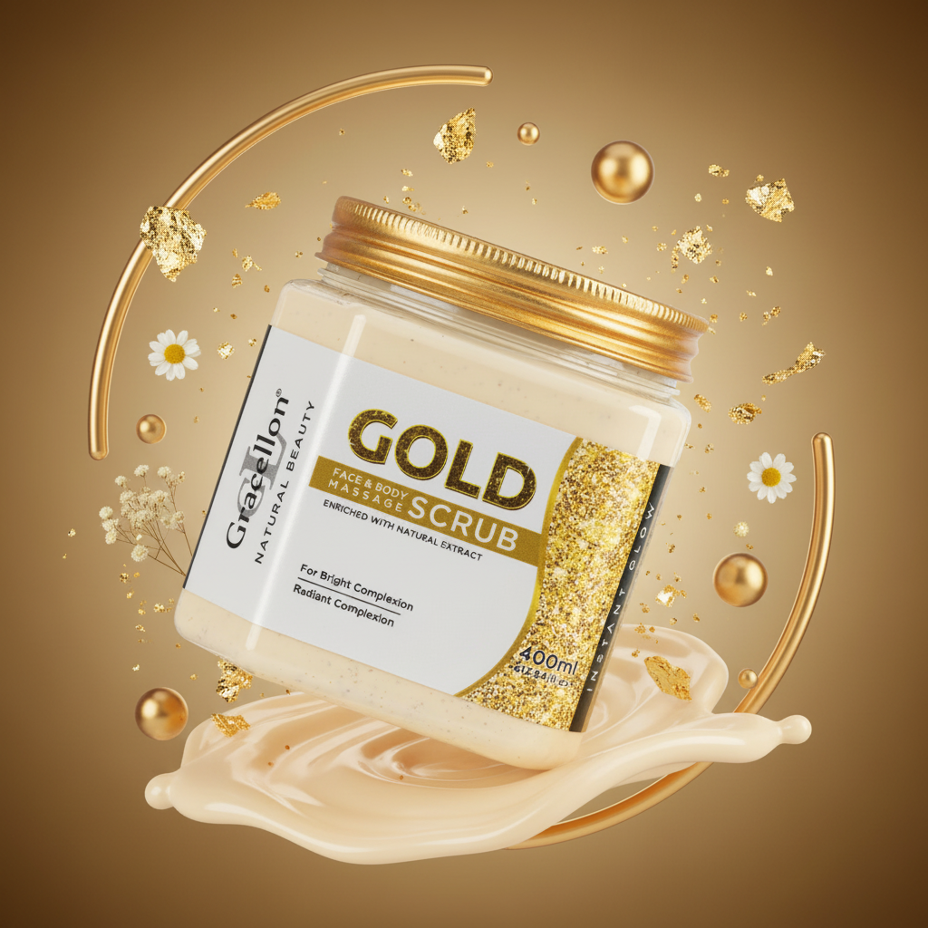 gold scrub
