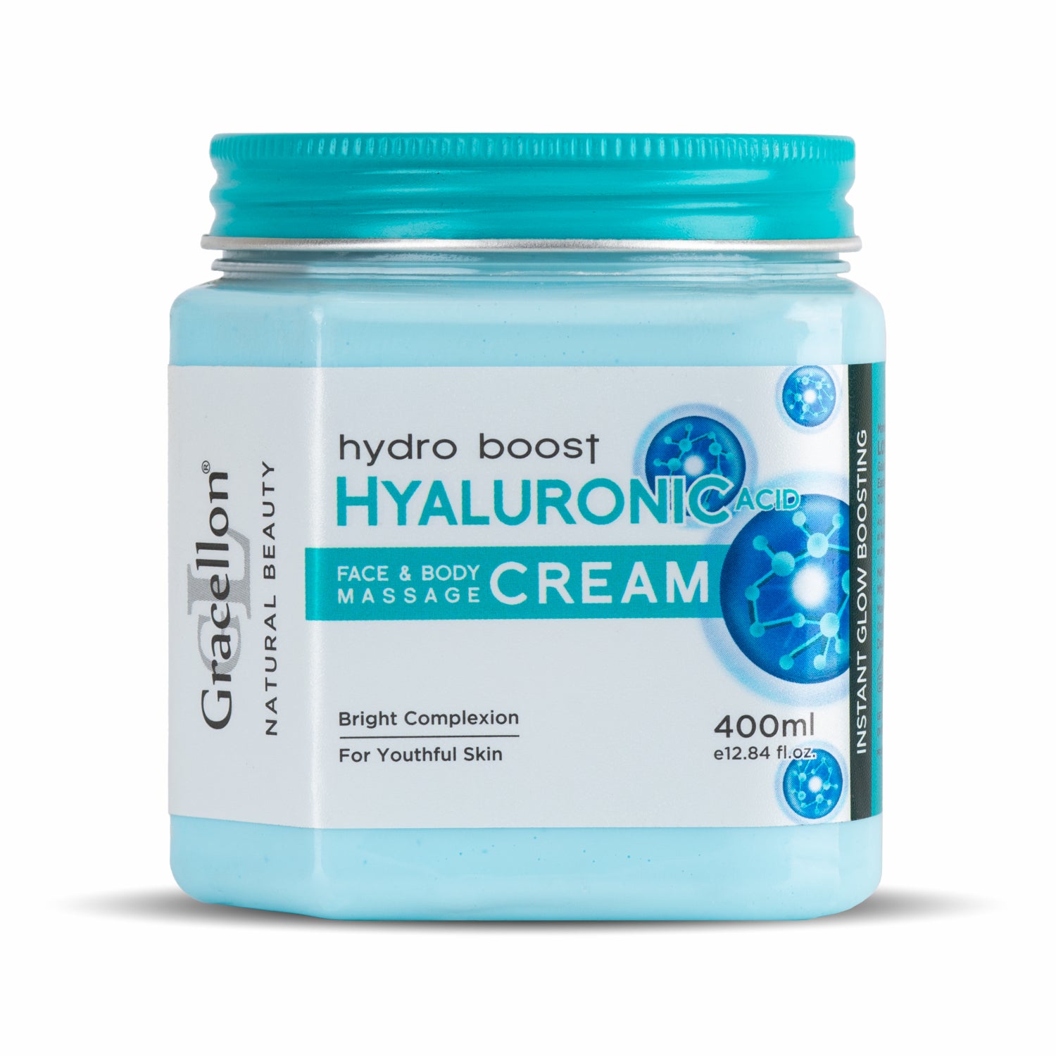 Hydro Boost Hyaluronic Face and Body Massage Cream | Instant Glow Boosting