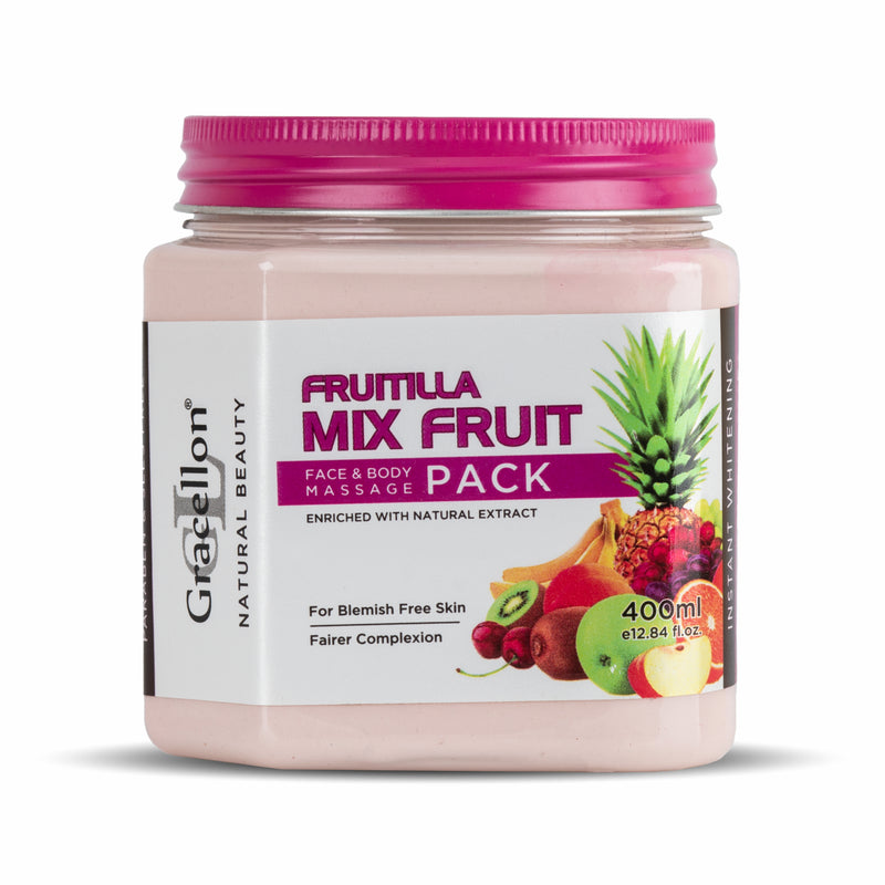 Fruitilla Mix Fruit Face & Body Massage Pack | Gives Blemish Free Skin