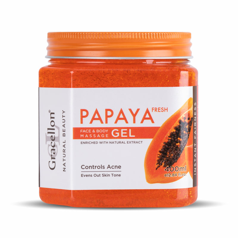 Papaya Fresh Face & Body Massage Gel | Hydrates The Skin | Improves Elasticity