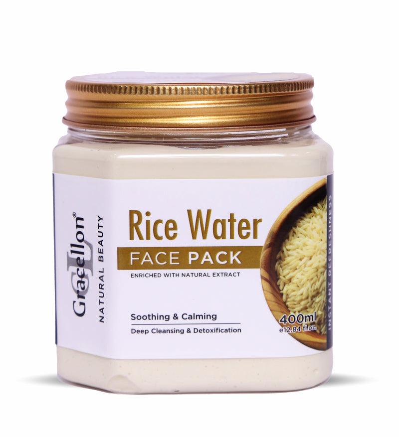 RICE WATER FACE PACK WITH CERAMIDES | SOOTHING & CALMING