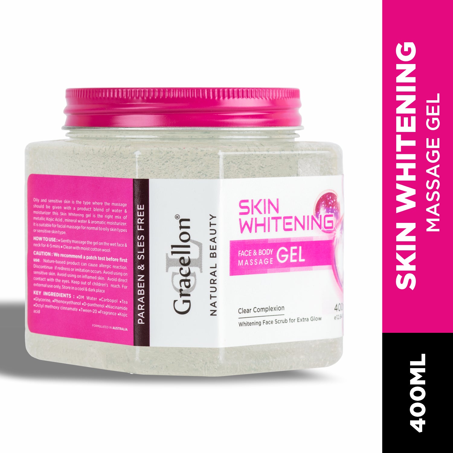 Skin Whitening Face & Body Massage Gel | Diminishes Premature Aging
