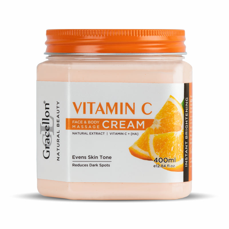 Vitamin C Face & Body Massage Cream | Reduces Dark Spots | Instant Brightening
